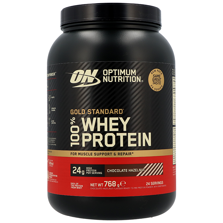 Optimum Nutrition Gold Standard 100% Whey Chocolate Hazelnut - 768g