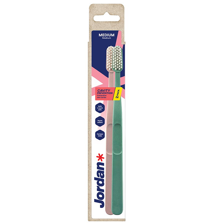Jordan Clean Smile Care Medium - 2 stuks