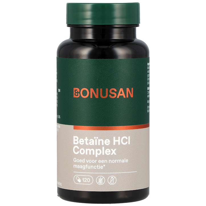Bonusan Betaïne HCl Complex - 120 capsules