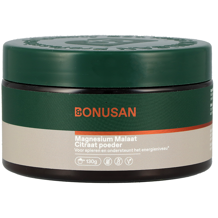 Bonusan Magnesium Malaat Citraat Poeder - 130g