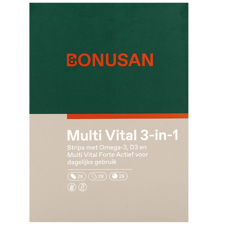 Bonusan Multi Vital 3-in-1 - 3x28 tabletten/capsules
