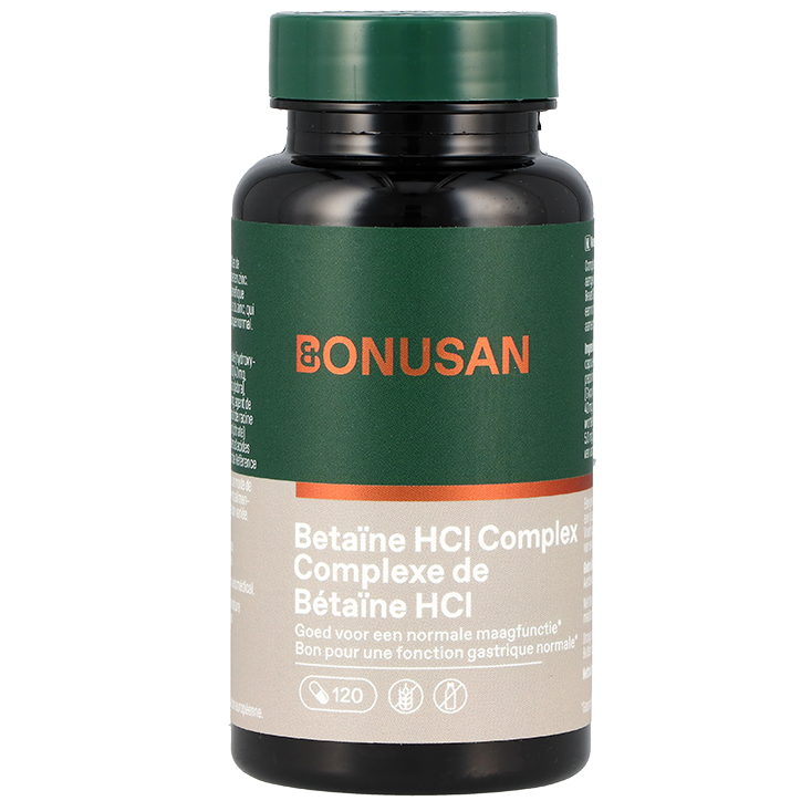 Bonusan Betaïne HCl Complex - 120 capsules