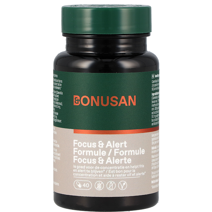 Bonusan Focus & Alert Formule - 40 capsules