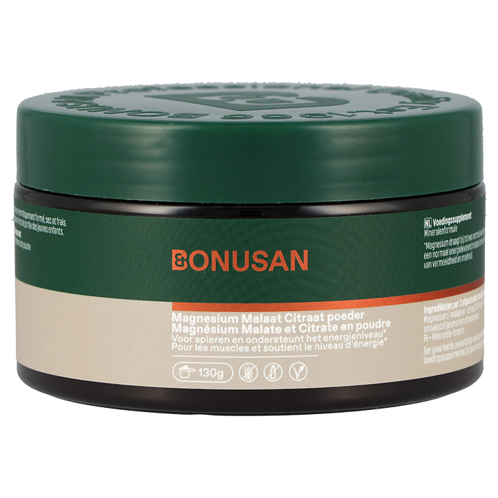 Bonusan Magnesium Malaat Citraat Poeder - 130g