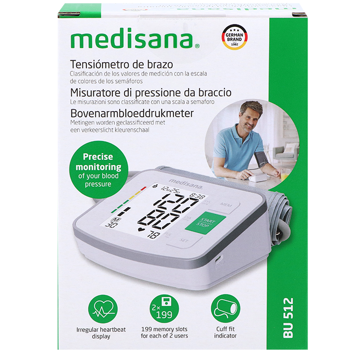 Medisana BU 512 Bloeddrukmeter Bovenarm - 1 stuk
