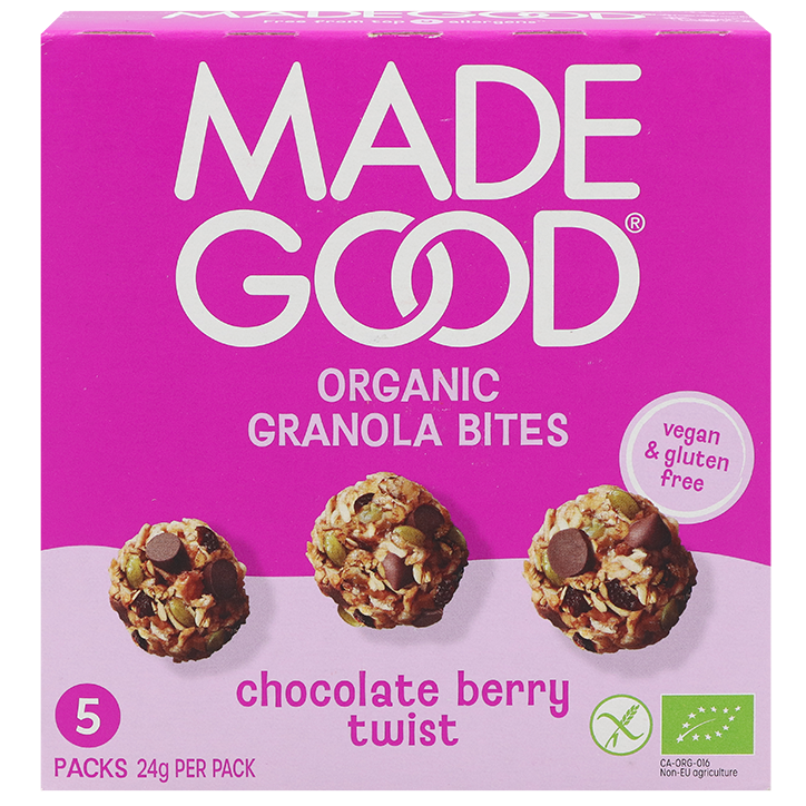 Made Good Organic Granola Bites Chocolate Berry Twist - 5x24g