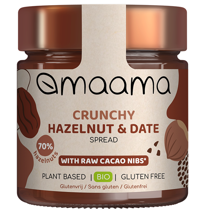 Maama Crunchy Hazelnut & Date Spread - 180g