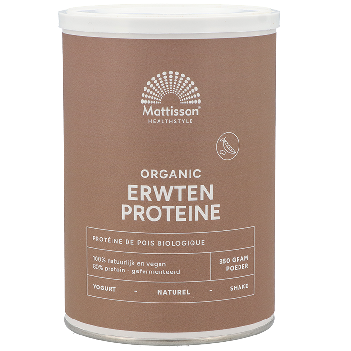 Mattisson Biologische Erwten Proteïne Poeder 80% - 350g