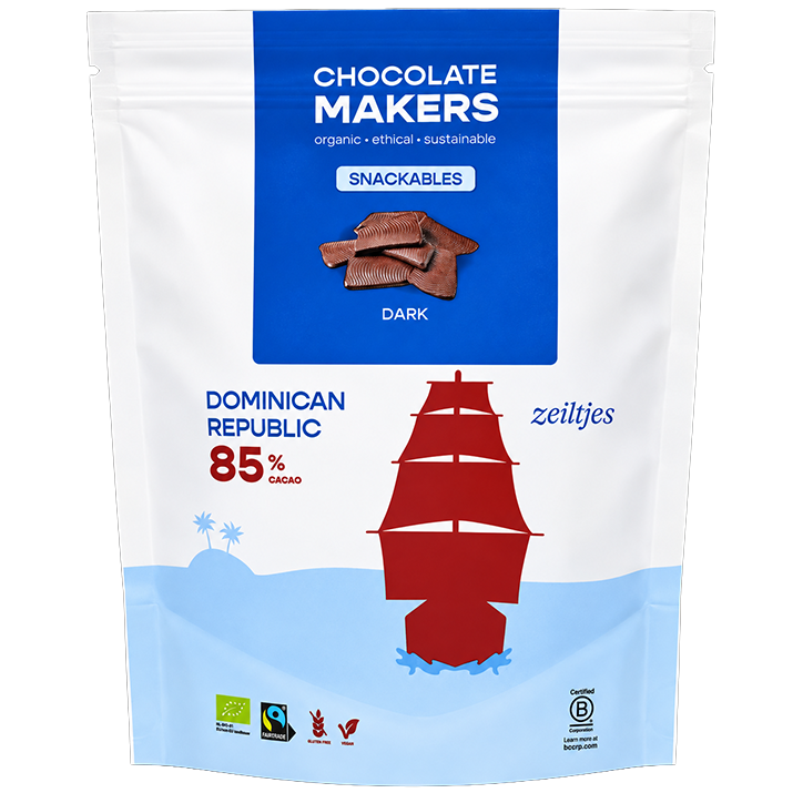 Chocolatemakers Zeiltjes Puur 85% - 100g