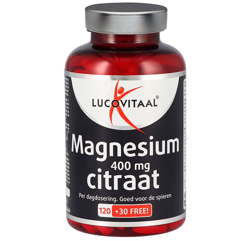 Lucovitaal Magnesium Citraat 400mg - 150 tabletten - 150 stuks
