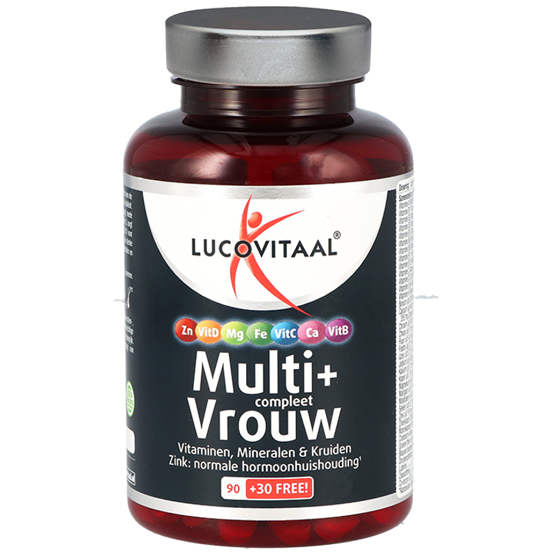 Lucovitaal Multi+ Compleet A-Z Vrouw - 120 tabletten - 120 stuks