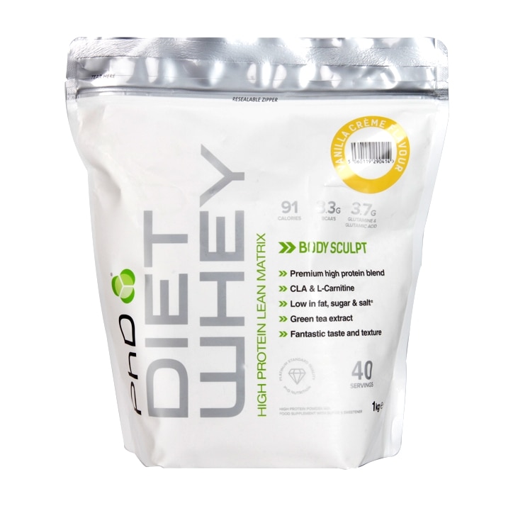 phd diet whey protein powder vanilla