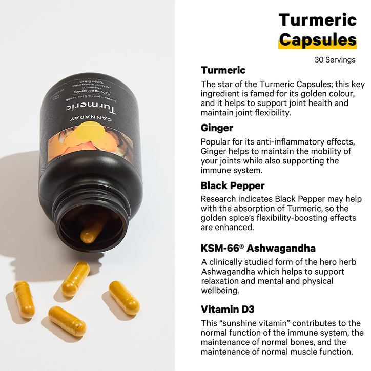 Advanced Turmeric Capsules High Strength 3000mg, Ginger & Black Pepper | ONE Per Day | 4 Month