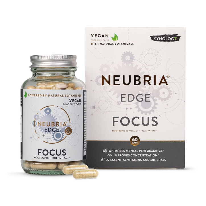 Dynamic Brain Supplement – Focus, Memory & Clarity, 60 Capsules, Made USA (Ginkgo, Vit A+C)