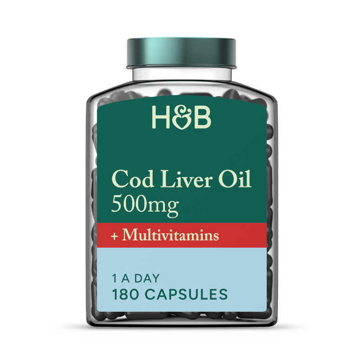 Holland & Barrett Cod Liver Oil 1000mg 240 Softgel Capsules