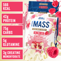 Image 2 for Critical Mass Professional Lean Mass Gainer White Chocolate & Raspberry 6Kg (40 Servings)