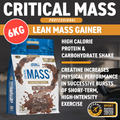 Image 2 for Critical Mass Professional Lean Mass Gainer Chocolate 6Kg (40 Servings)
