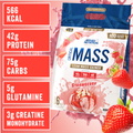 Image 5 for Critical Mass Professional Lean Mass Gainer Strawberry 6kg (40 Servings)