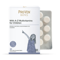 Image 1 for Pro-ven Biotics Acidophilus & Bifidus with Multivitamins - 30 Chewable Tablets for Children (Aged 4-16)
