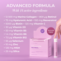 Image 4 for Retinol 25ml Shot 12500mg Blueberry Flavour30 Serving