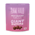 Image 1 for Organic Vegan Giant Chocolate Buttons Mylk & Hazelnut 90g