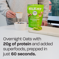 Image 2 for ELEAT High Protein Overnight Oats Apple & Cinnamon 400g