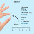 Image 5 for L-Theanine with Vitamin B6 400mg - 120 Capsules