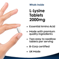 Image 2 for L-Lysine 120 Tablets