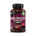 Image 1 for New Leaf Beetroot Capsules With Black Pepper 180 Capsules
