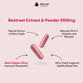 Image 4 for New Leaf Beetroot Capsules With Black Pepper 180 Capsules