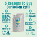 Image 2 for Salt Of The Earth Natural Roll-On Deodorant Refill Pouch Unscented 225ml