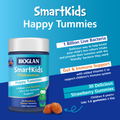 Image 4 for SmartKids Happy Tummies 30 Strawberry Flavour Gummies