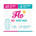 Image 1 for Bamboo Period Pads with Wings Combo Pack 10 Day Pads, 5 Night Pads (15 Pads)