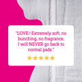 Image 5 for Bamboo Period Pads with Wings Combo Pack 10 Day Pads, 5 Night Pads (15 Pads)