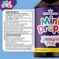 Image 2 for Mini Drops Children's Immune Plus Blackcurrant Flavour Supplement 50ml