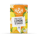 Image 1 for Organic Lemon & Ginger 20 Tea Bags