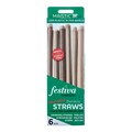 Maistic Natural Drinking Bamboo Straws 6 Pack