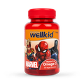 Image 1 for Wellkid Marvel Vit D Omega 7-14 years 50 Vegan Soft Jellies