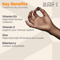 Image 2 for Triple Immunity with Vitamin C, D & Zinc 60 Gummies