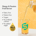 Image 4 for Daily Live & Active Bacteria Mango & Passion Fruit Flavour Water Based Food Supplement 4x500ml