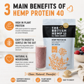 Image 4 for Hemp protein powder 40% 500g