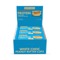 Image 2 for CUPS White compound with peanut filling - HIGH PROTEIN (2x21)g 12 Pack