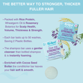 Image 4 for Give me STRENGTH! Rice Protein Shampoo and Conditioner Bar Set 90g