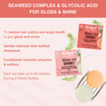 Image 2 for Make me SHINE! Gloss Complex Shampoo and Conditioner Bar Set 90g