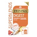 Twinings Superblends Digest Ginger & Turmeric with Fig 20 Teabags