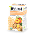 Image 1 for Organic Ashwagandha Ginger & Peach (25 Enveloped Tea Bags)