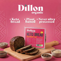 Image 2 for Beetroot Flax Keto Bread 250g