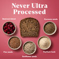 Image 3 for Beetroot Flax Keto Bread 250g