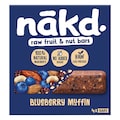 Nakd Raw Fruit & Nut Bars Blueberry Muffin 4 x 35g