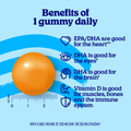 Image 5 for Omega 3 Soft Fish Oil Strawberry Citrus Flavour 30 Gummies